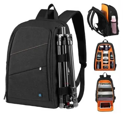 Imagen del producto de Mochila de poliéster para cámaras/drones, de fabricación propia