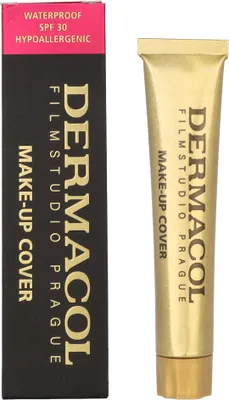 Imagen del producto de Dermacol, Make-Up Cover, resistente al agua, base de maquillaje líquida, tono 218, SPF 30, 30 g