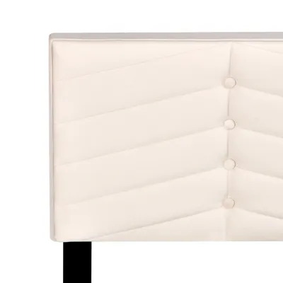 Produktbild von okwish Boxspringbett Polsterbett 140 x 190 cm mit verstellbares Kopfteil, Hydraulisches Stauraumbett mit Bettkasten Stauraum(Ohne Matratze)- Streifenstil Kontinentalbett,Beige
