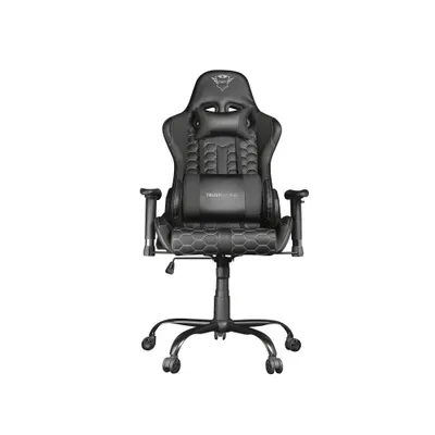 Image de Chaise de jeu ergonomique GXT 708 Resto de Trust - Chaise de jeu, entièrement pivotante, dossier réglable, chaise de bureau pour ordinateur, bureau, PC - noir