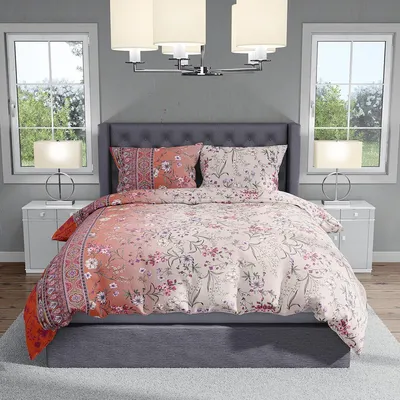 Produktbild von Traumschlaf Mako-Interlock-Jersey Bettwäsche Mailand rot Kissenbezug einzeln 80x80 cm