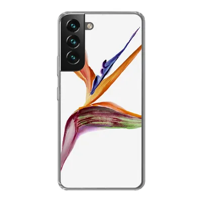 Produktbild von MuchoWow® Handyhülle Schutzhülle Hülle für Samsung Galaxy S22 Strelitzia - Aquarell - Blumen Silikon Softcase Handy Hülle - Mobiltelefonhülle