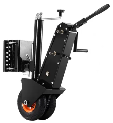 Immagine prodotto di Carrello per rimorchi - Carrello per caravan - Carrello per barche - Carrello di trasporto - Regolabile - Capacità di carico: 500 libbre
