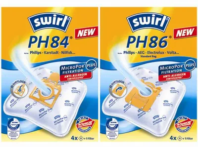 Produktbild von Swirl PH 84, Orange, Weiß, Philips, Nilfisk, Karstadt, 4 Stück(e), 1 Stück(e)