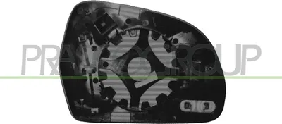 Produktbild von PRASCO Spiegelglas Außenspiegel Rechts für AUDI A4 Avant (8K5, B8) Beheizbar Konvex AD0247503