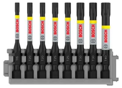 Obrázek produktu pro Bosch 2 608 522 329, 8 kusů, Torx, T15, T20, T25, T30, T40, 55 mm