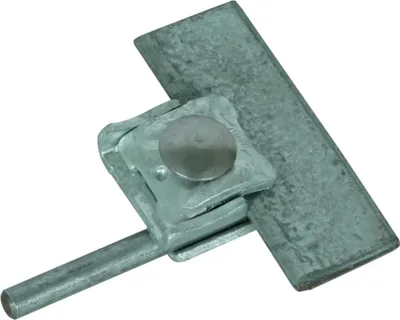 Produktbild von DEHN Falzklemme, St/tZn, Klemmbereich 0,7-8mm, mit Klemmbock, für Rd 6-10mm, 1 Stk.