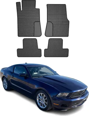 Immagine prodotto di 2004-2014 Ford Mustang tappetini in gomma nera 4 pezzi