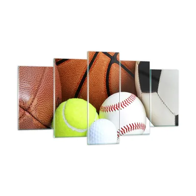 Produktbild von Bilder auf glas - Fußball Ball Sport Golf - 160x85cm - Glasbilder - Wandbilder - Kunstdruck - zum Aufhängen bereit - Wanddekoration aus Glas - Glas Bilder - Wandbild auf Glas - GEA160x85-2793