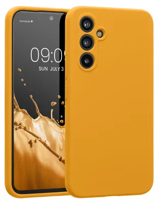 Produktbild von kwmobile Hülle kompatibel mit Samsung Galaxy A54 5G - Hülle Silikon gummiert - Handyhülle - Handy Case in Mango