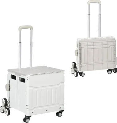 Immagine prodotto di Homcom HOMCOM Carrello spesa con manico telescopico 923-053V00