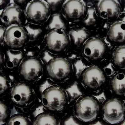 Produktbild von Perlen - Kunstperlen - Wachsperlen Ø 10mm / 115 St. / Farbe: Brandy