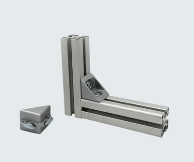 Produktbild von Automatikwinkel 40x40 für Aluminiumprofil Nut 8- 1 Stück