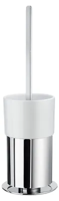 Produktbild von Smedbo OUTLINE WC-Bürste mit Behälter in Chrom poliert und Porzellan FK311P