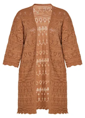 Produktbild von CALEY Damen Strickjacke - Kamel, S