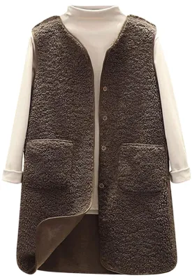 Immagine prodotto di Gilet invernale da donna, leggero, senza maniche e caldo
