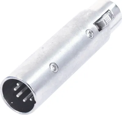 Image de OMNITRONIC Adaptateur 3 broches XLR(F)/5 broches XLR(M)
