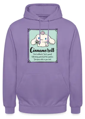 Produktbild von Spreadshirt Cinnamoroll Just Be Yourself Uni Hoodie, L, Lavendel
