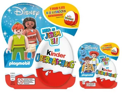 Produktbild von kinder Überraschung Classic-Ei 'Disney PLAYMOBIL' 4er