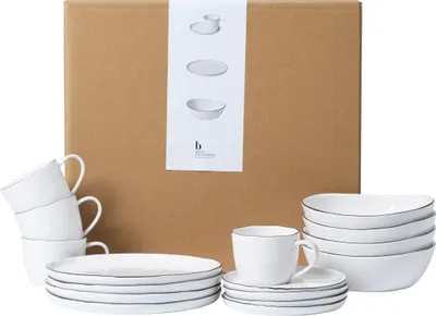 Produktbild von Broste Copenhagen Salt Frühstücksset 16-teilig