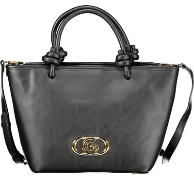 Produktbild von Elegante Schwarze Damenhandtasche mit Schultergurt & Innenfächern