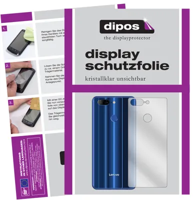 Produktbild von 6x Schutzfolie für Lenovo K9 Rückseite klar Displayschutzfolie Display Schutz