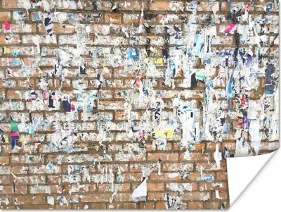 Produktbild von MuchoWow® Poster Ziegel - Wand - Poster 120x90 cm - Wandbild