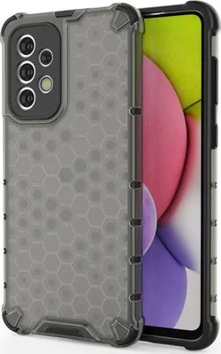 Produktbild von Mobigear Honeycomb  Samsung Galaxy A33 Hülle Hardcase Backcover Stoßfest - Schwarz