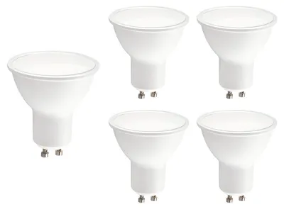 Productafbeelding van Kobi LED Spot PAR16 GU10 - 5W 400lm 4000K - Neutraalwit - Vervangt 35W - 5 stuks