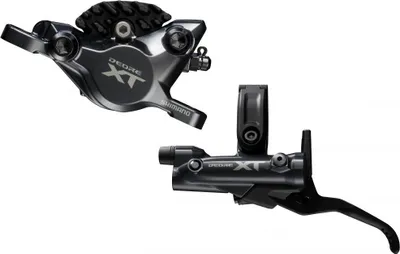 Image de Plaquettes de frein Shimano Bl-m8200-l/br-m8200-f Argent Argent One Size