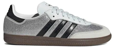 Immagine prodotto di adidas Samba OG con strass, colore bianco argento (donna) - Taglia EU 42
