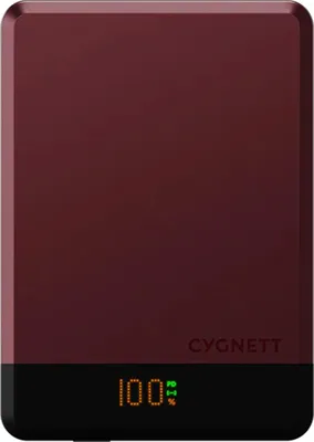 Image de Cygnett MagSlim 5000 mAh Recharge sans fil Couleur cerise