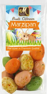 Produktbild von Odenwälder Marzipan Ostereierle Eili bunte Edelmarzipan Eier 150g