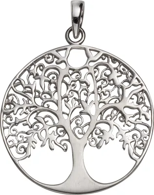 Produktbild von F Anhänger 925/- Sterling Silber 4,2cm weiß 274240028R