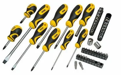 Zdjęcie produktu dla Stanley Set of screwdrivers 48pcs. + bag - STHT0-70887
