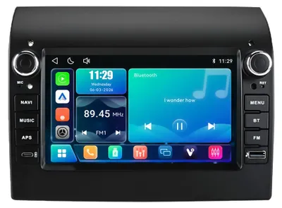 Produktbild von Linux Nachrüstradio 7 Zoll für Fiat Ducato Peugeot Boxer Citroen Jumper 2014-2020 mit CarPlay & Android wireless USB Auto Bluetooth 5.1 RDS