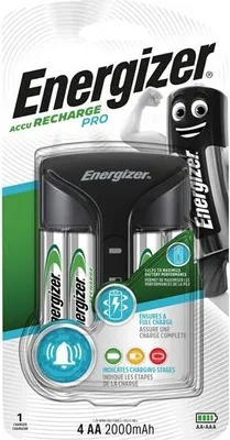 Produktbild von Energizer - Pro Charger + 4AA 2000 mAh-Batterien