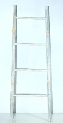 Obrázok produktu pre Jemný bambusový rebrík Asianliving White 45x150cm ručne vyrobený v Thajsku