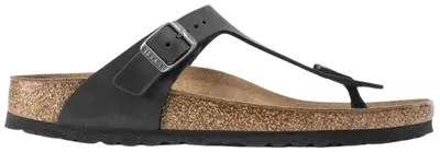 Zdjęcie produktu dla Sandały Birkenstock Birkenstock Gizeh Oiled Leather Birko Flor Uni Black dla Męskie