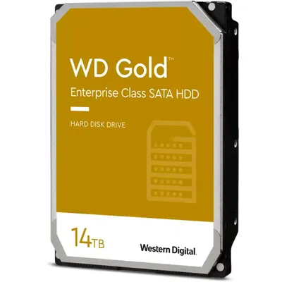 Obrázek produktu pro Western Digital Gold, 14 TB, 7200 ot/min, 512 MB, 3.5", Serial ATA III