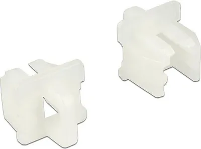 Produktbild von DeLOCK 64018, RJ-11, Weiß, Nylon, 11,2 mm, 13,5 mm, 10,2 mm