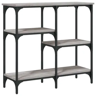 Zdjęcie produktu dla vidaXL Stolik konsolowy szary Sonoma 80x29x75 cm materiał drewnopochodny