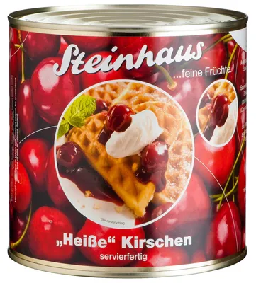 Immagine prodotto di Steinhaus ciliegie calde frutta dolce fine pronta da servire 2650ml