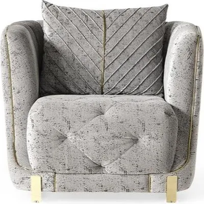 Produktbild von Sessel Lounge Designer Lehn Moderne Sessel 1 Sitzer  Polster Textil stilvoll