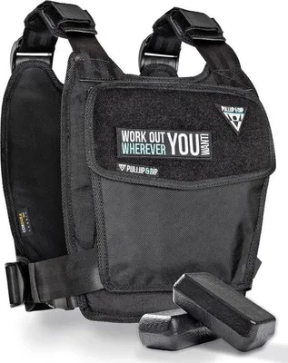 Productafbeelding van Gewichtsvest voor training - Verstelbaar van 1-15 kg - Zwart