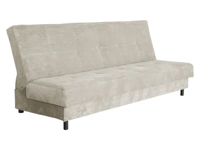 Produktbild von MIRJAN24 Schlafsofa Enduro XIV Cord, Couch mit Schlaffunktion und Bettkasten, 3 Sitzer Aufklappbar Polstersofa (Farbe: Poso 100)