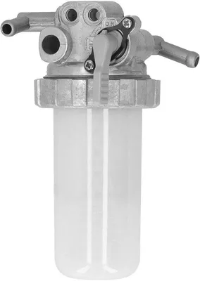 Productafbeelding van Leidingfilter 8 mm met kijkglas - Water- en brandstoffilter - Eenvoudige installatie - geschikt voor motor D1105/V3307