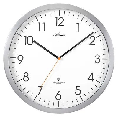 Produktbild von Atlanta Wanduhr, Funk, Ø 30,5 cm, 4382-0