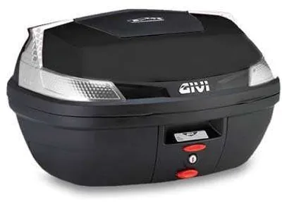 Obrázek produktu pro Givi Topcase B47 BLADE Tech Monolock s deskou v karbonovém vzhledu, 47 litrů, odrazové čiré sklo