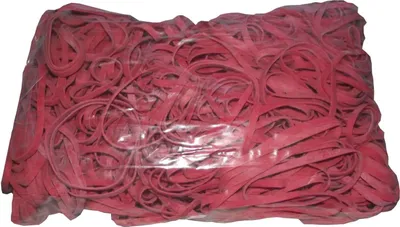 Produktbild von 1 kg Gummiringe rot 130 mm Ø 1,2 x 5mm